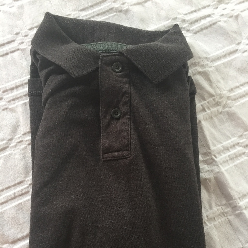 Sonoma Long-Sleeved Collared Henley size Med